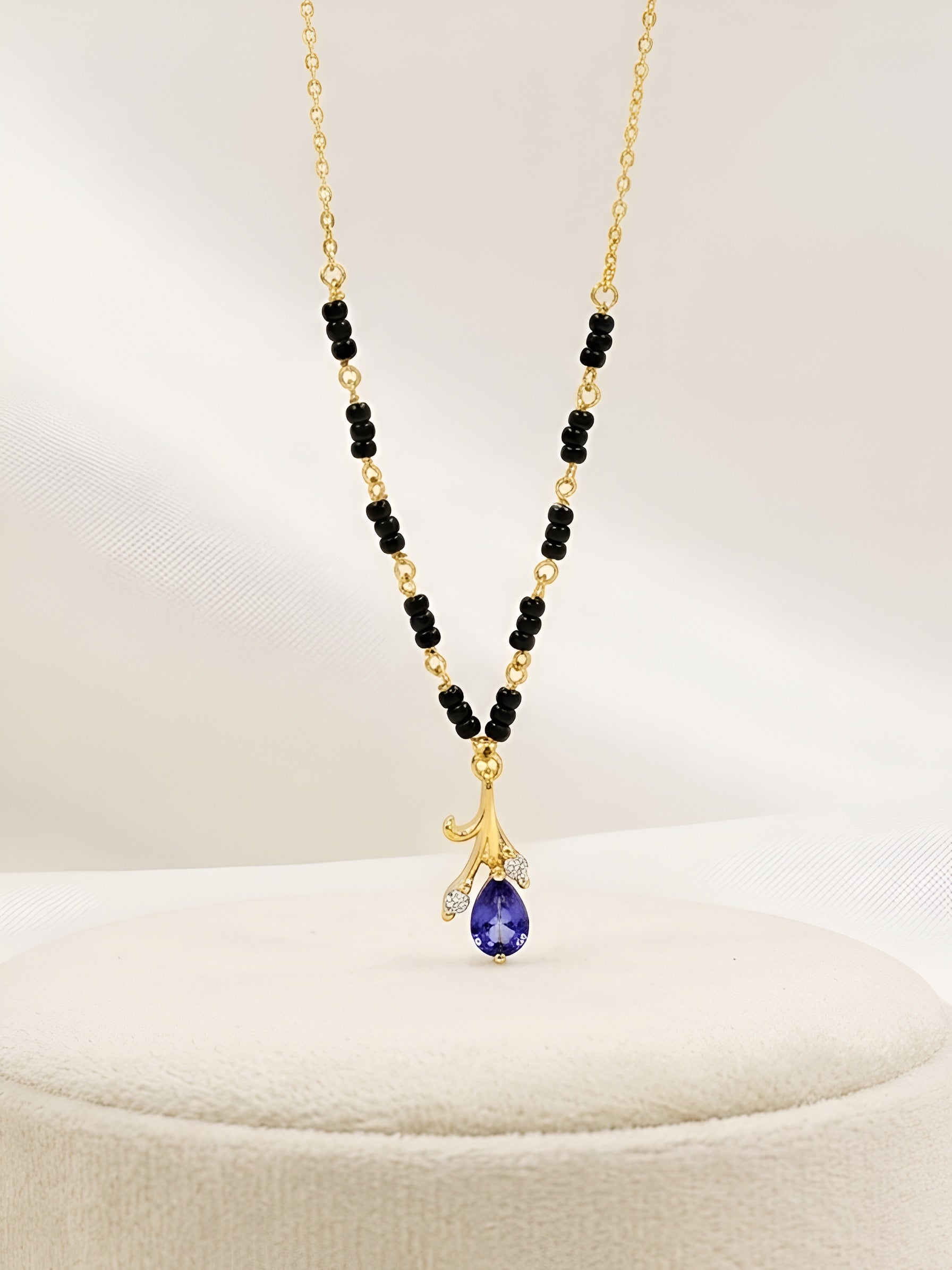 Luminous Tanzanite Mangalsutra