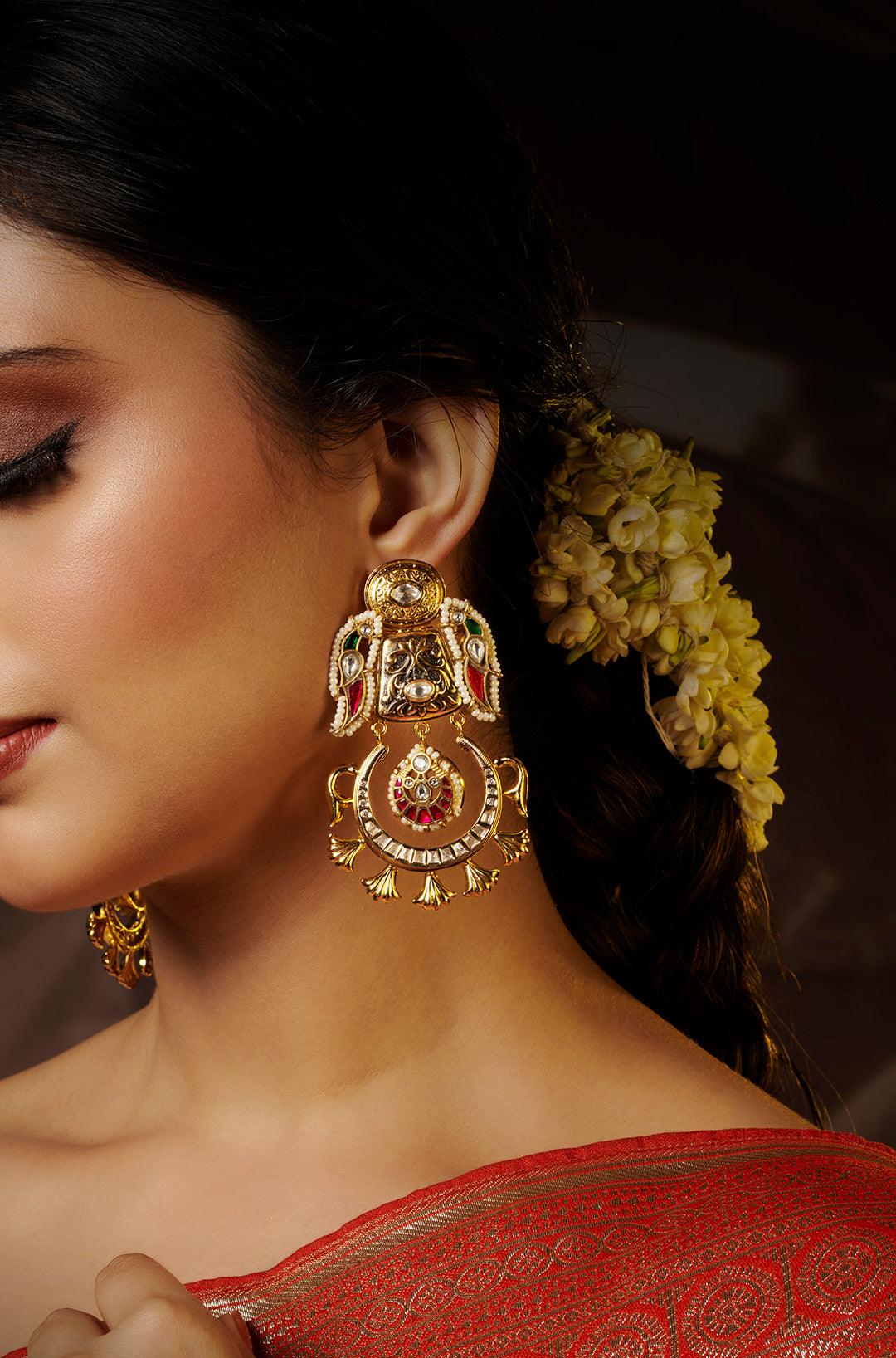 Golden Sun Bespoke Earrings - Dyulokha