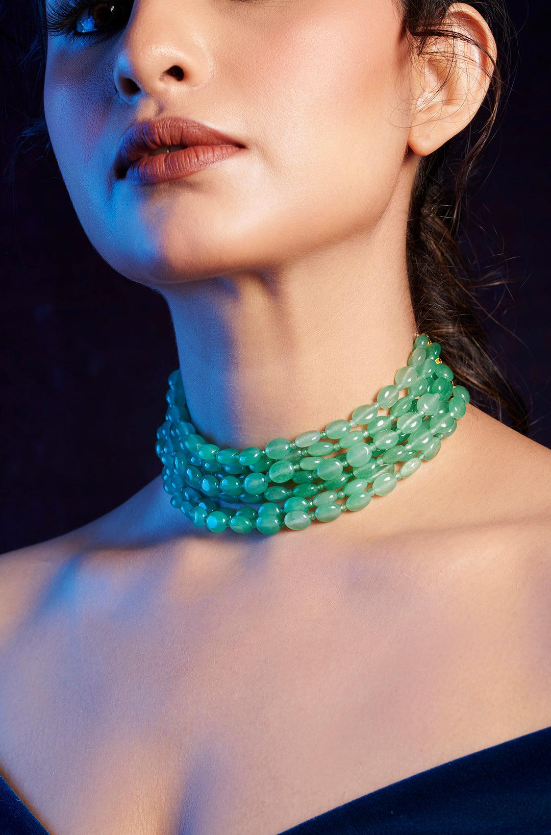 Minty Fresh Choker Necklace - Dyulokha