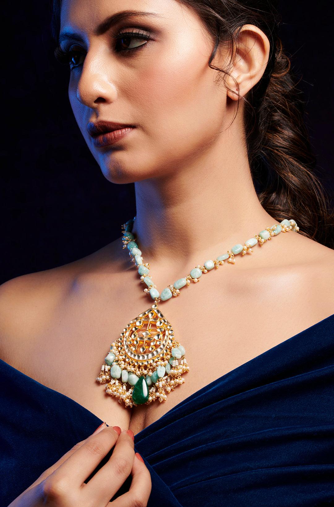 Turquoise Treasure Necklace - Dyulokha