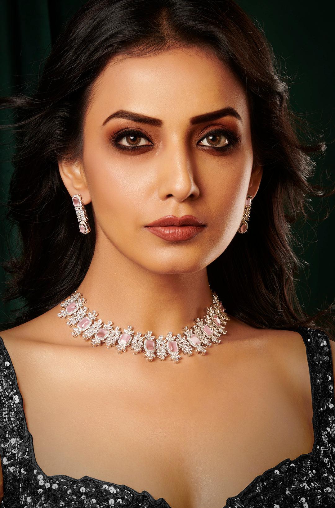 Dazzling Grace Diamond Choker Set - Dyulokha