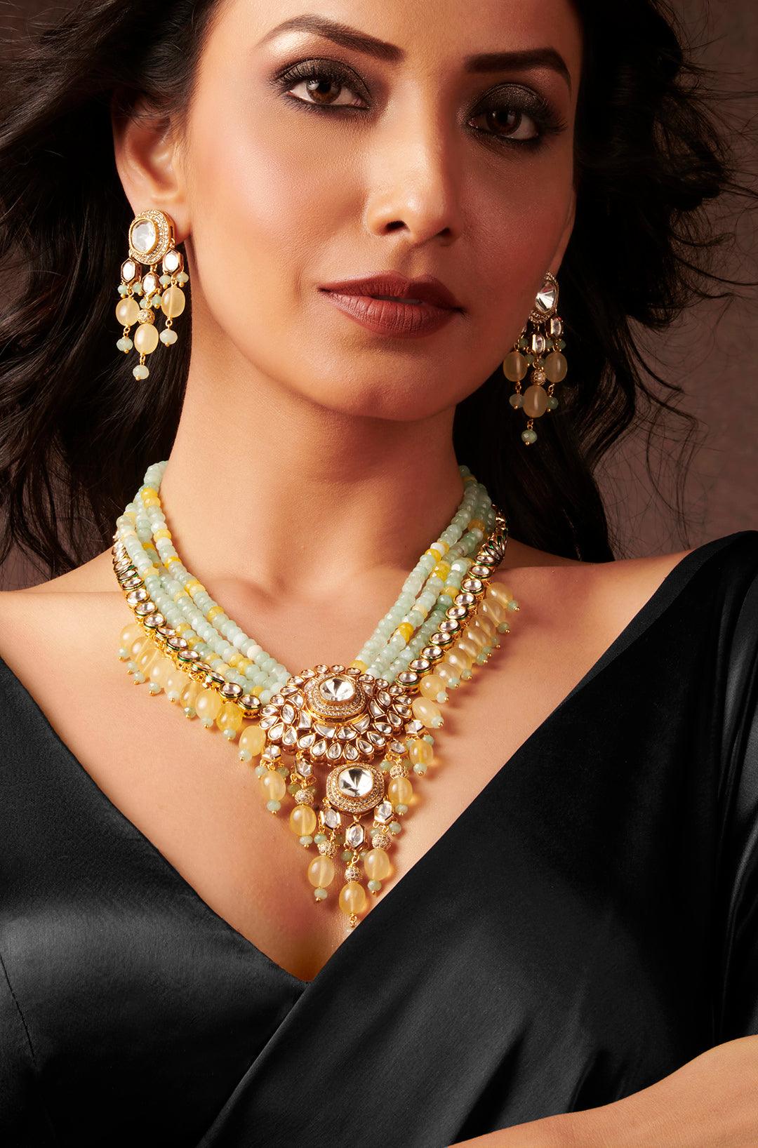 Rich Tapestry Multicolor Necklace Set - Dyulokha