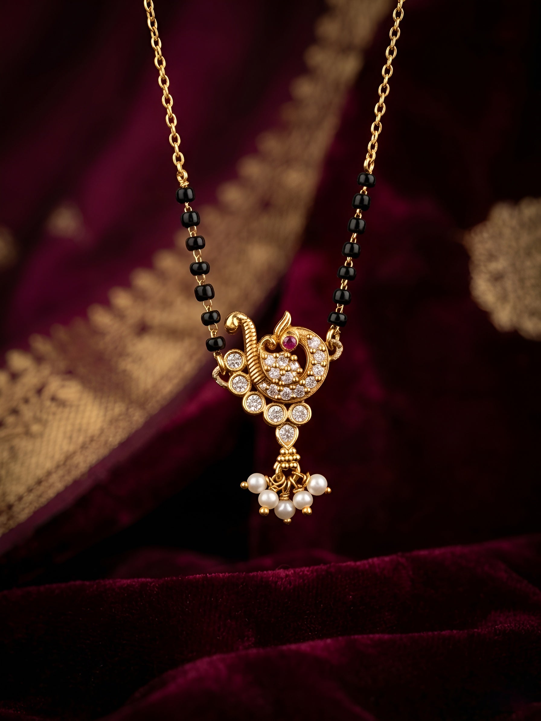 Peacock Harmony Mangalsutra