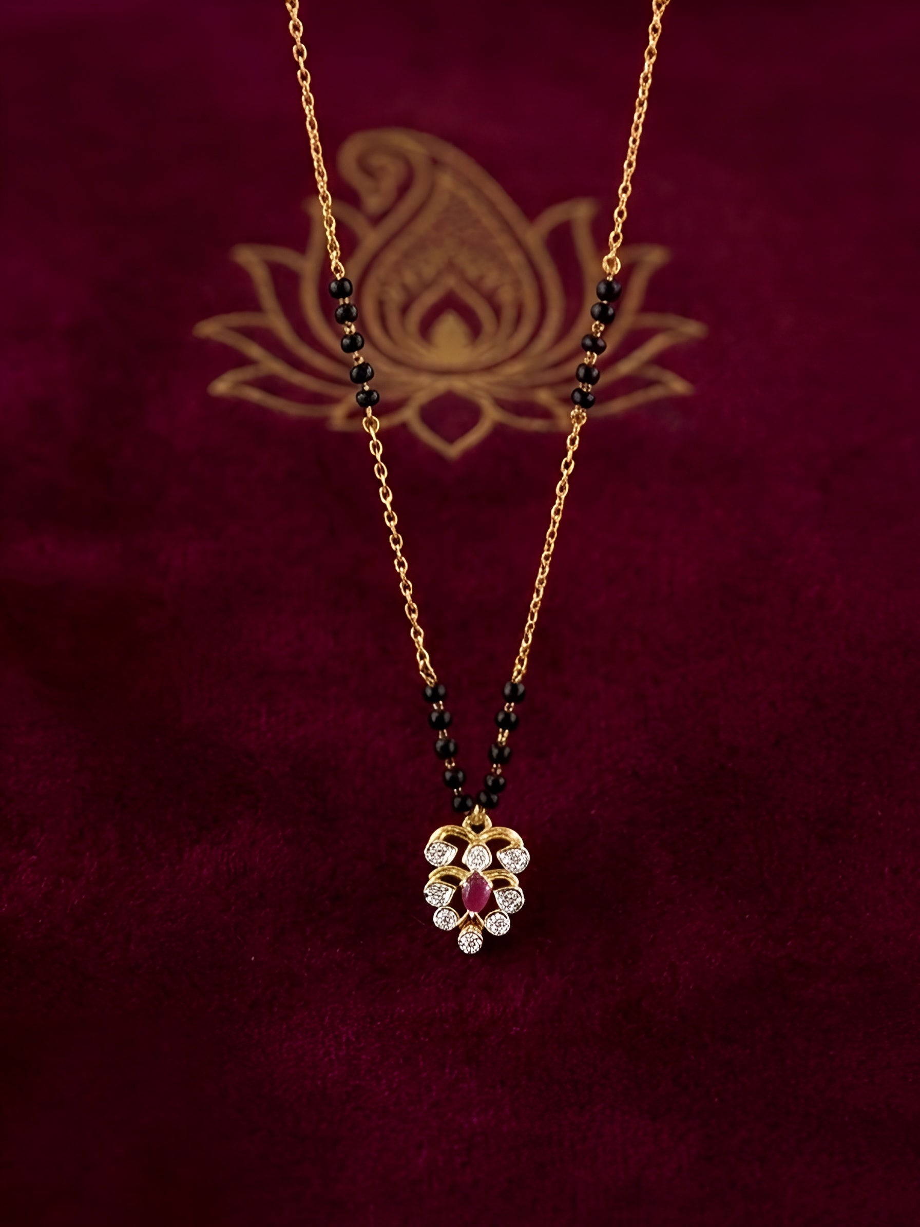 Ruby Charm Mangalsutra