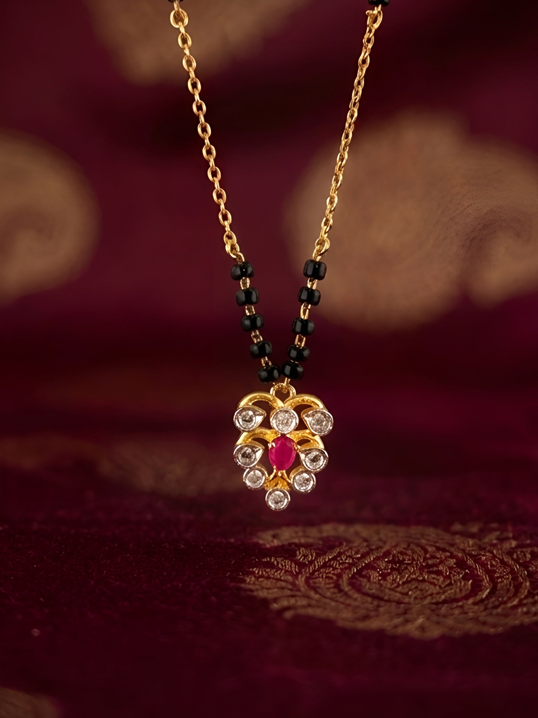 Ruby Charm Mangalsutra