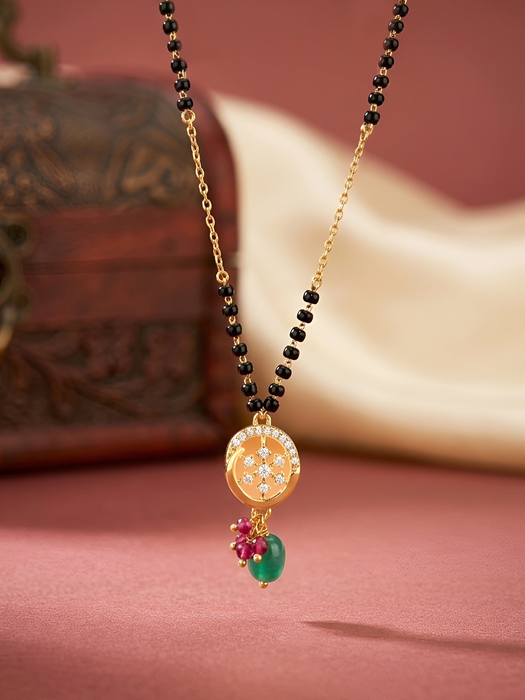 Silver Bloom Mangalsutra