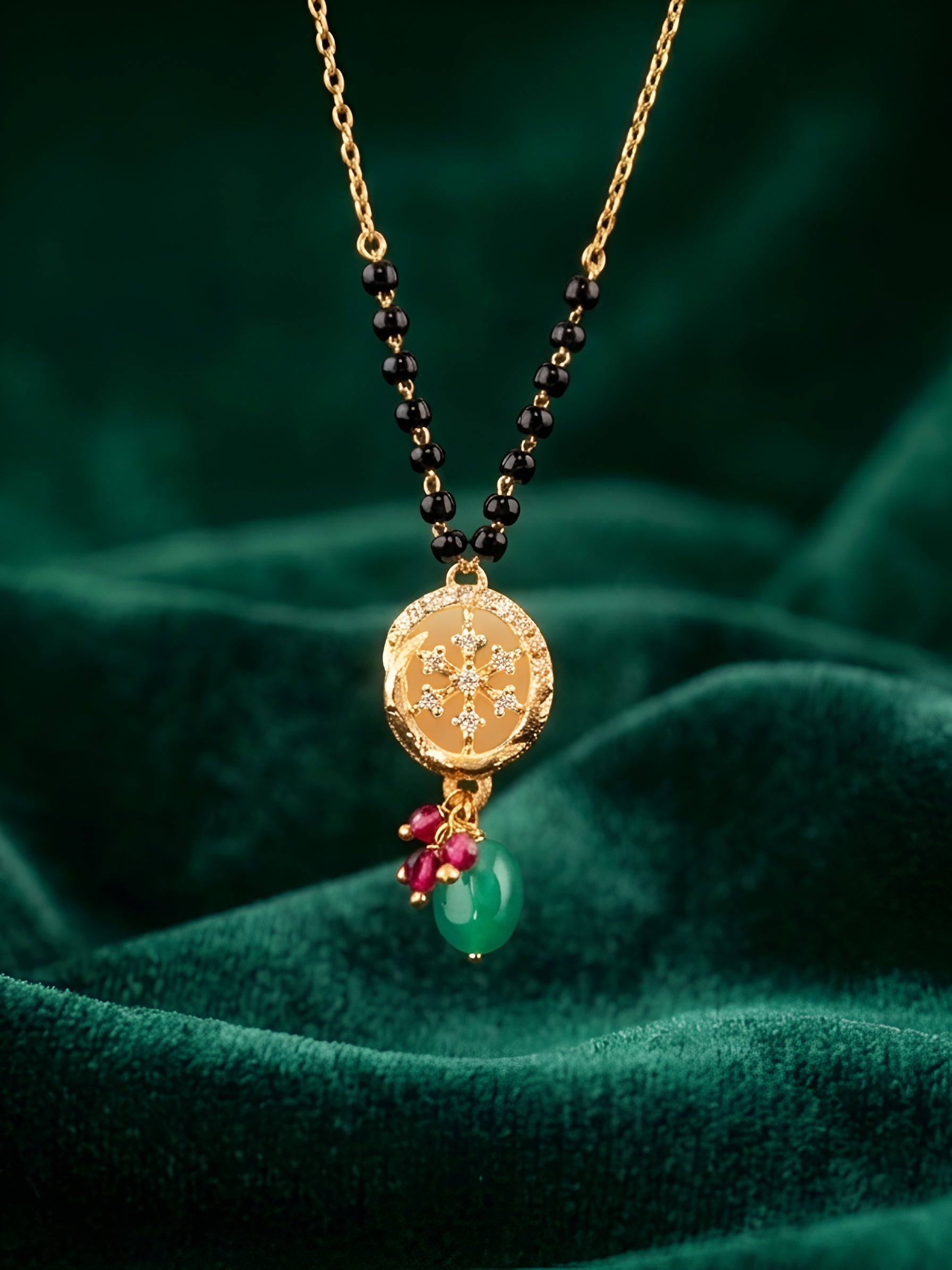 Silver Bloom Mangalsutra