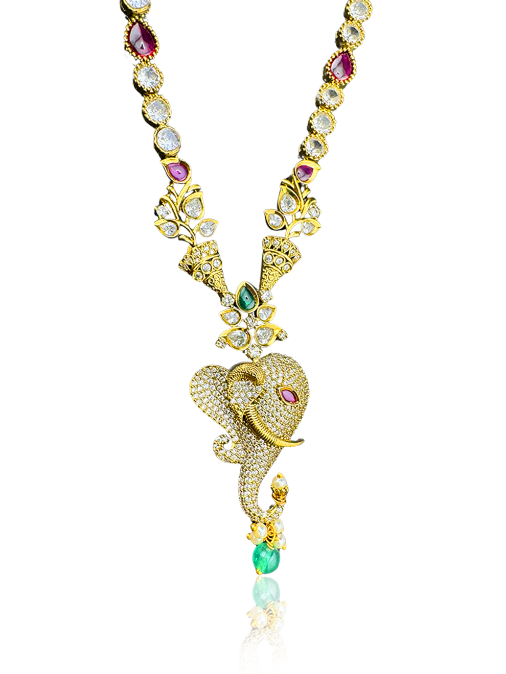 Vibrant Ganesh Necklace Set
