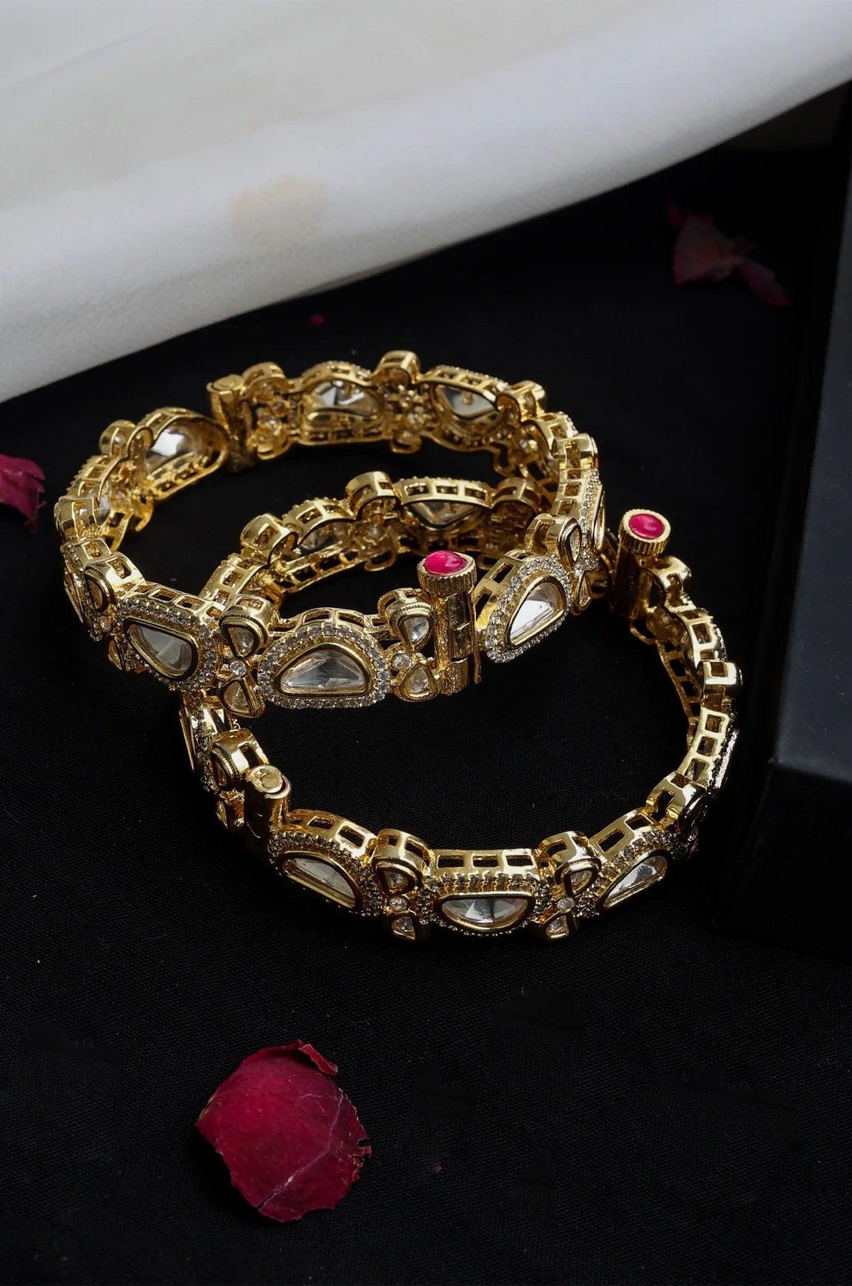 Exquisite Intricacy Statement Bangles - Dyulokha