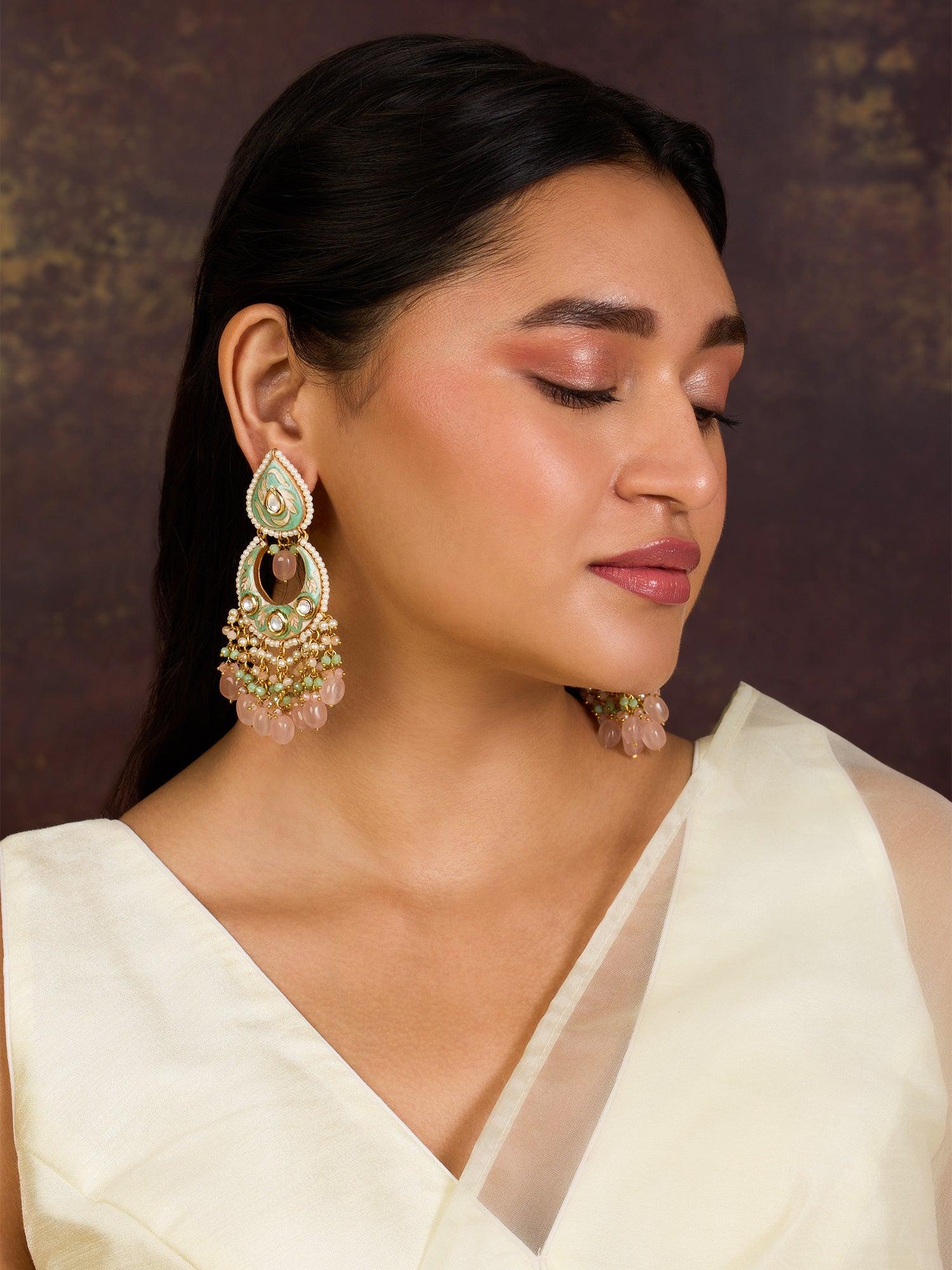 Heritage Elegant Chandbalis Earrings - Dyulokha