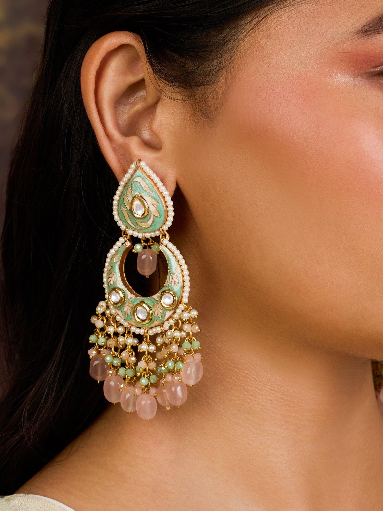 Heritage Elegant Chandbalis Earrings - Dyulokha