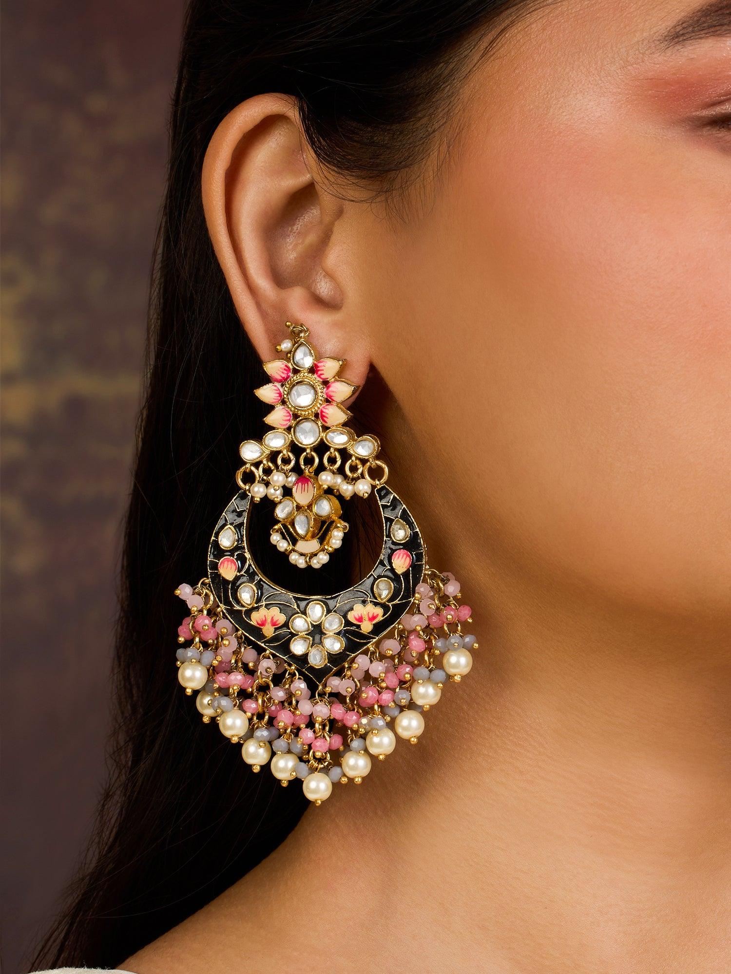 Artisans Crafted Chandbalis Earrings - Dyulokha