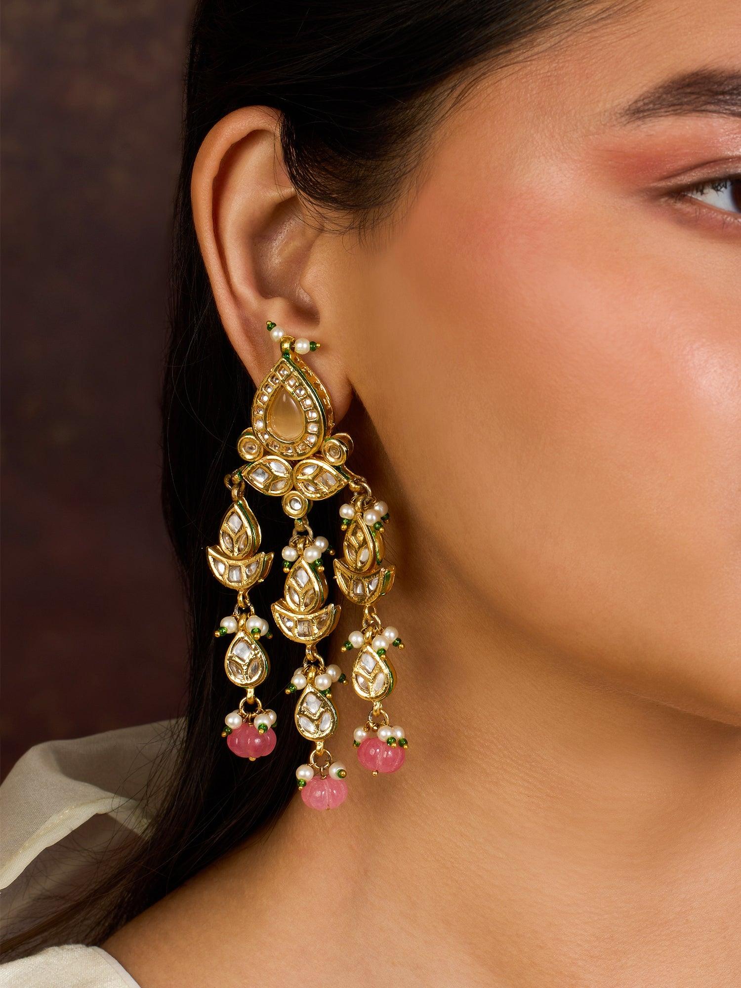 Glowing Striking Chandelier Earrings - Dyulokha