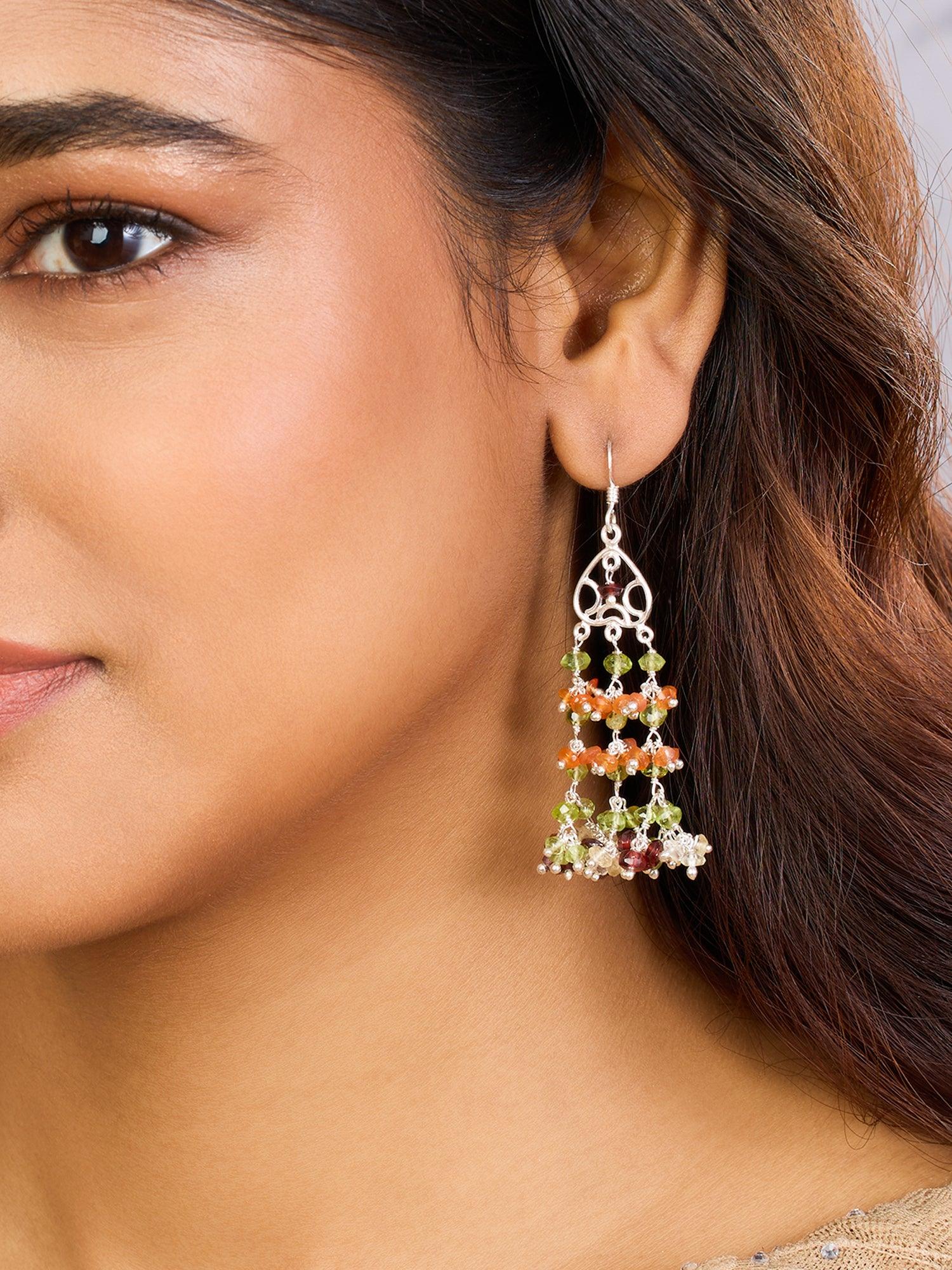 Vibrant Trio Danglers - Dyulokha