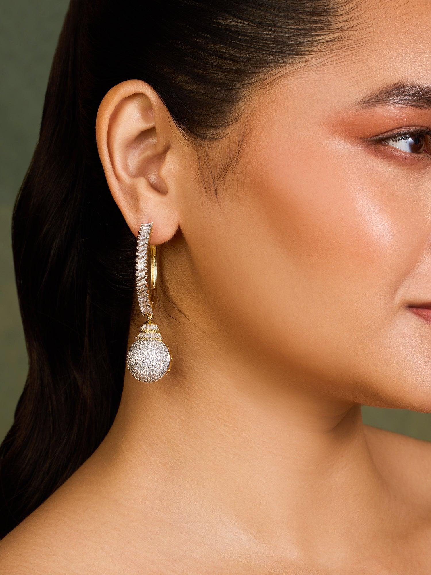 Classic Brilliance CZ Hoops - Dyulokha
