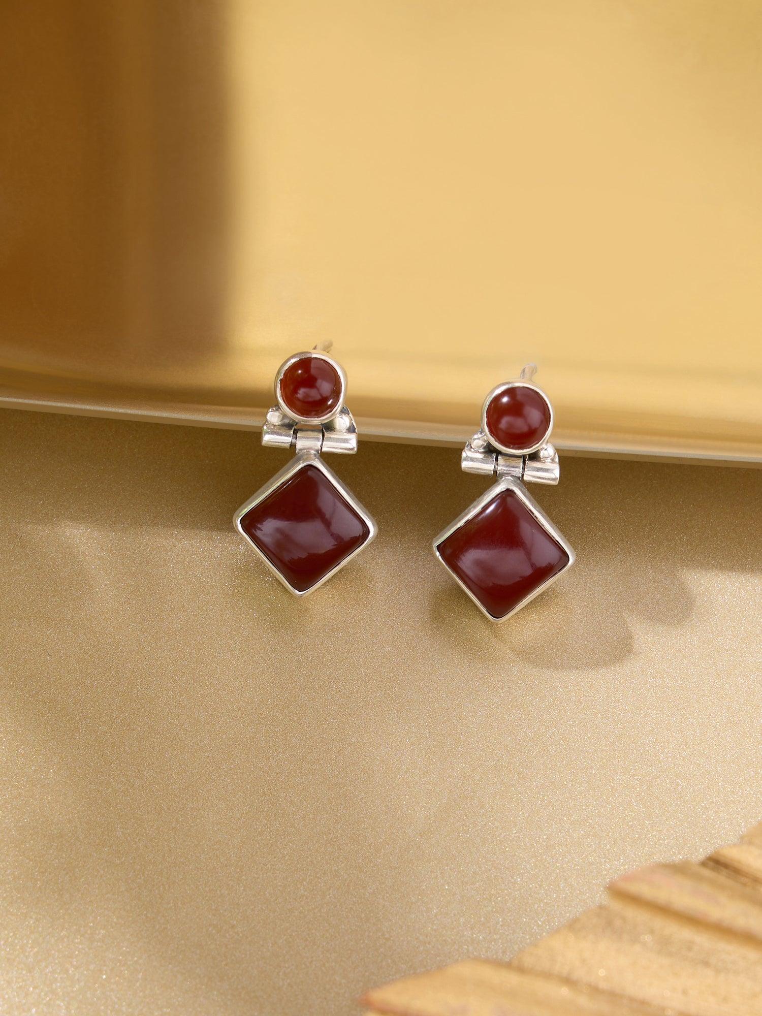 Modern Flair Geometric Studs - Dyulokha