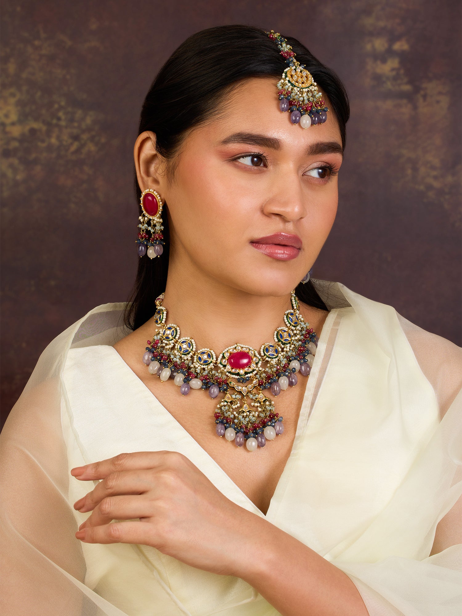 Cultural Rich Maangtikka Choker set