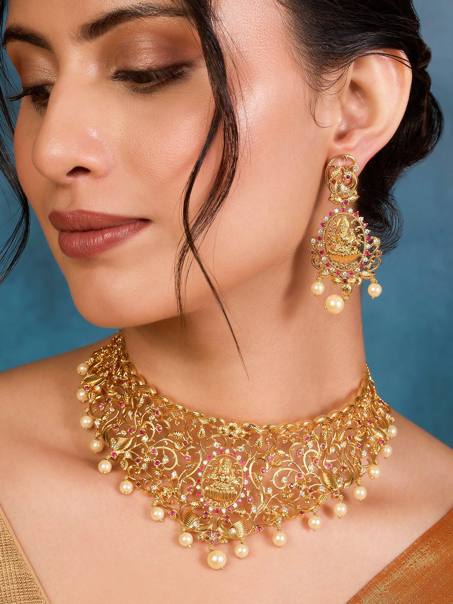 Lucent Pearl Choker Set - Dyulokha