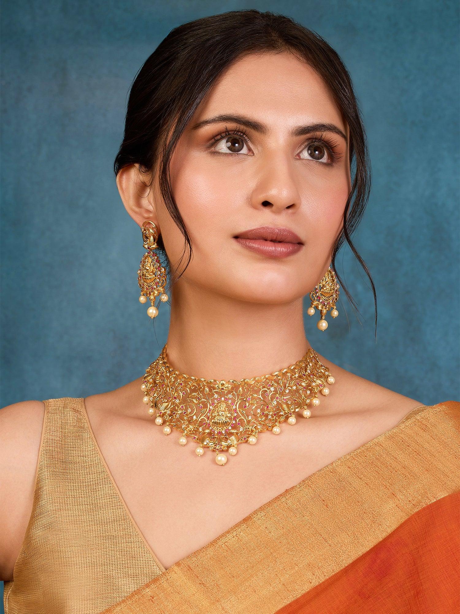 Lucent Pearl Choker Set - Dyulokha