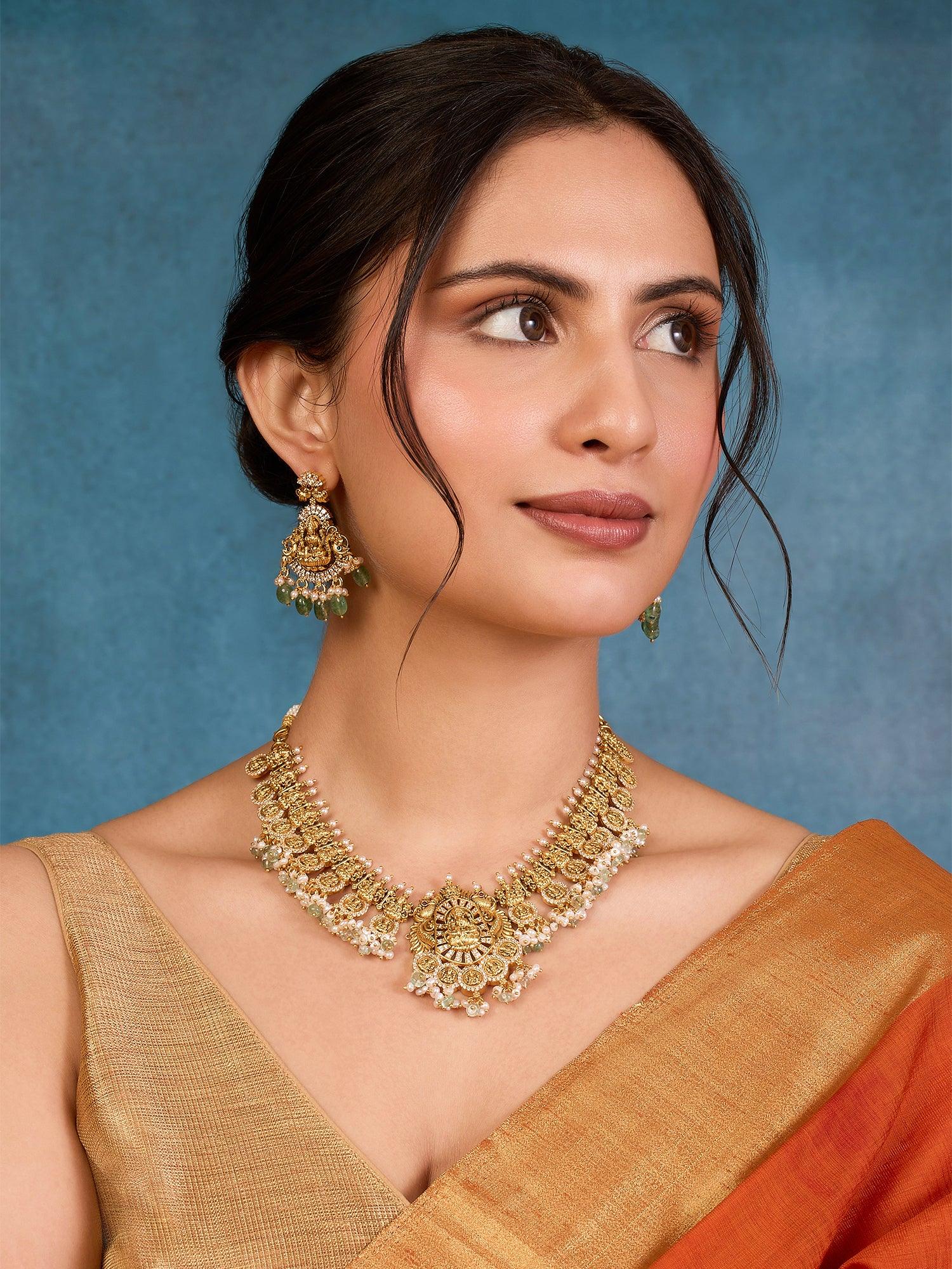 Heritage Luxury Kasu Necklace Set - Dyulokha