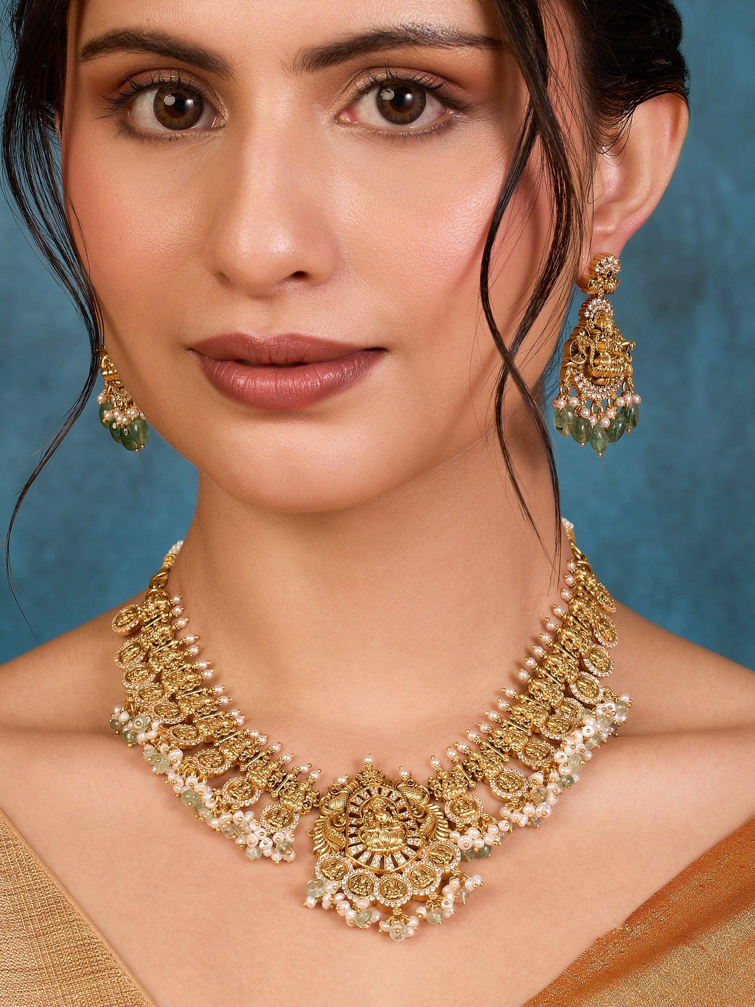 Heritage Luxury Kasu Necklace Set - Dyulokha