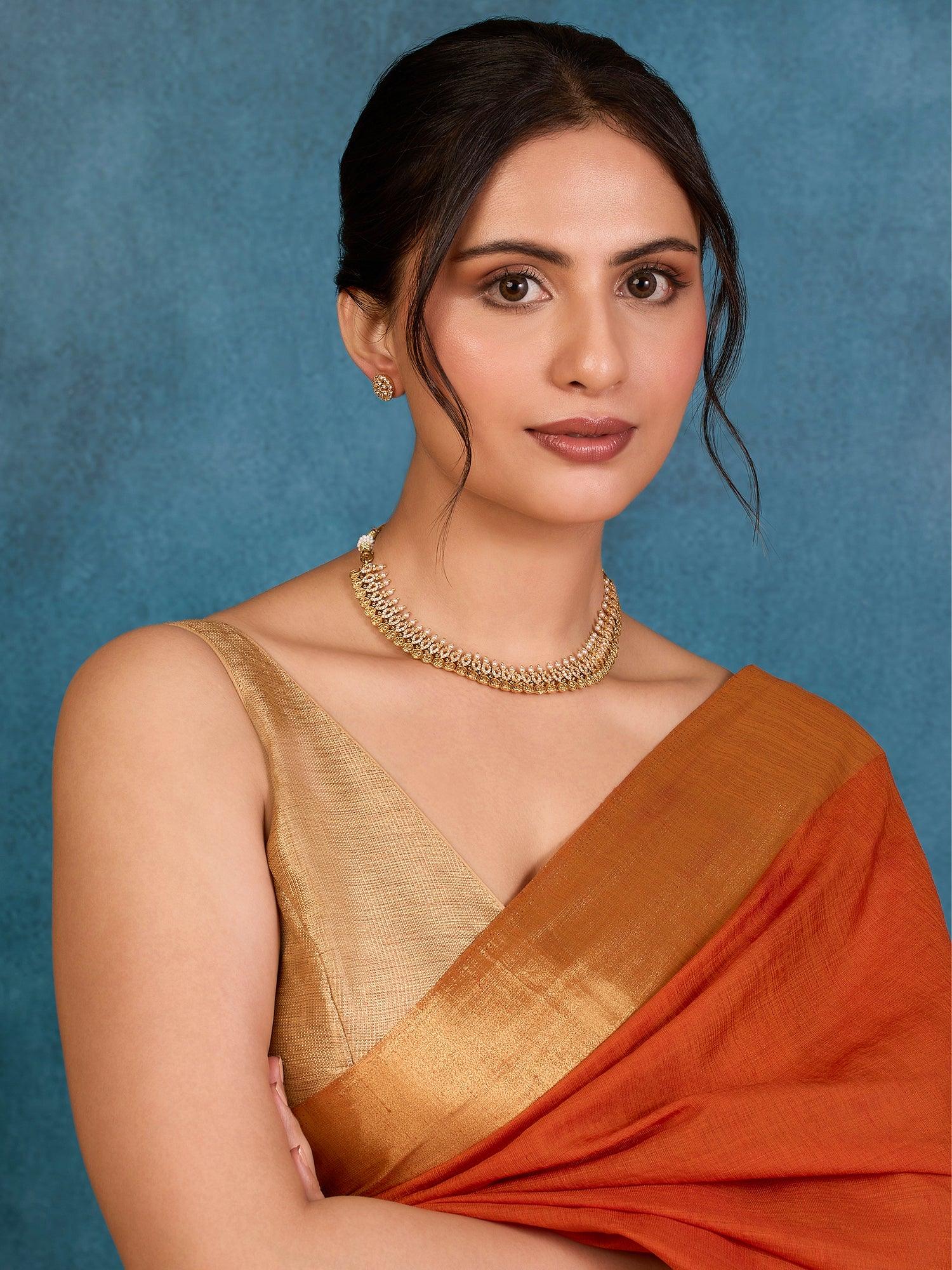 Modern Elegance Kasu Necklace Set - Dyulokha