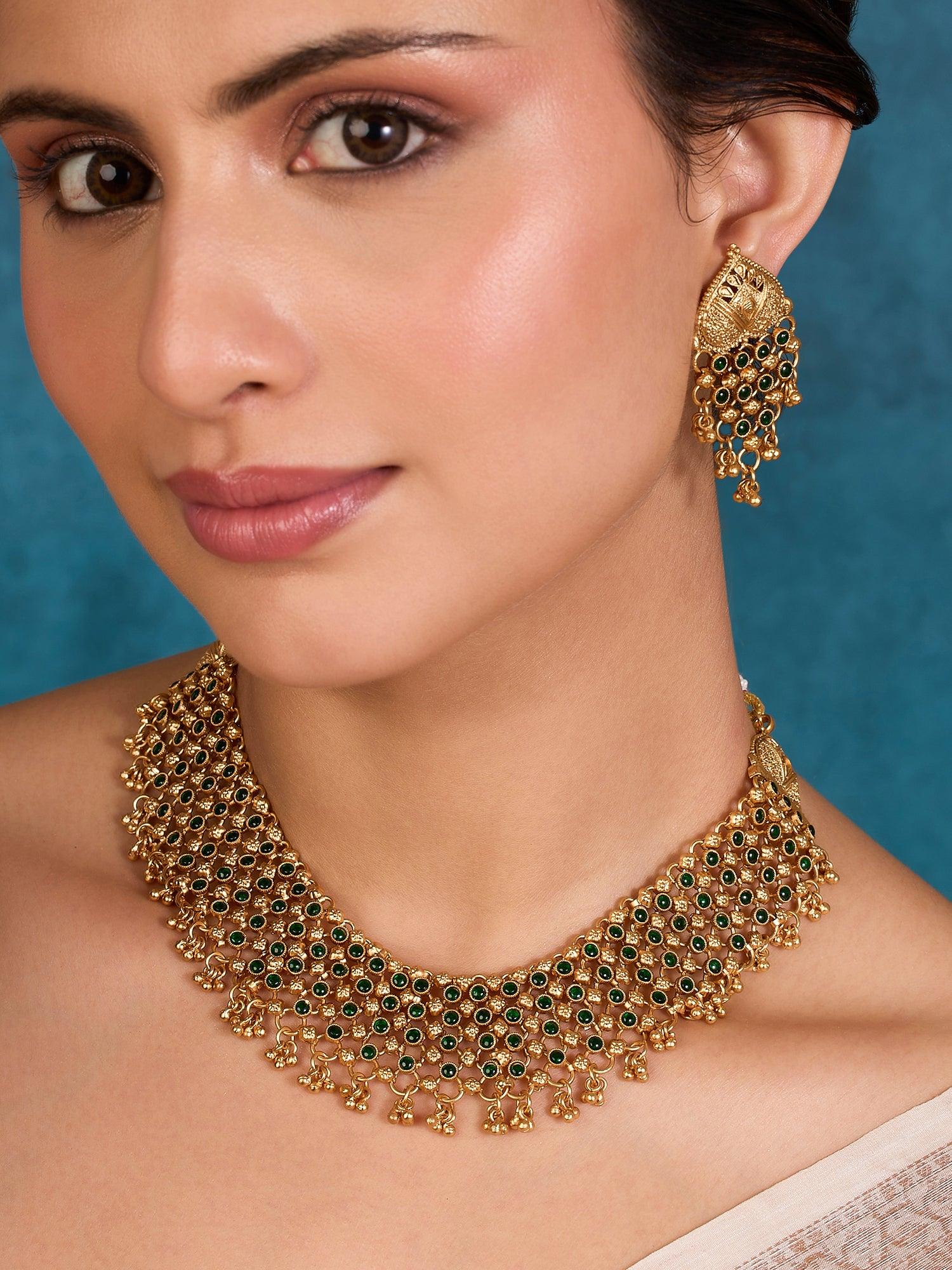 Timeless Grace Temple Necklace Set - Dyulokha