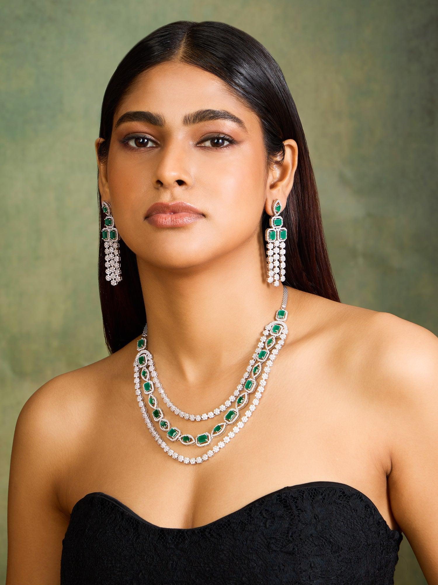 Glamour Redefined Contemporary Necklace set - Dyulokha