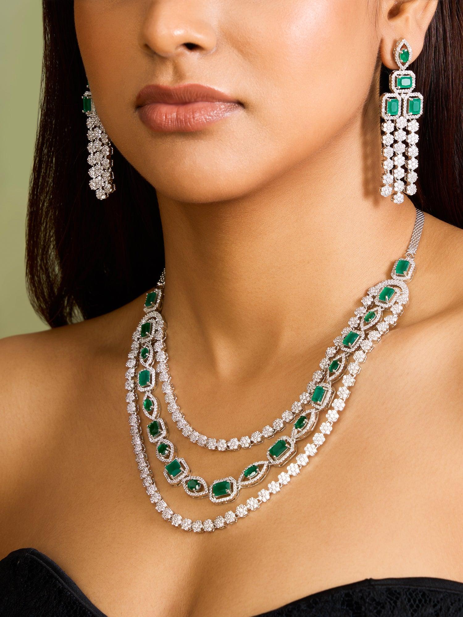 Glamour Redefined Contemporary Necklace set - Dyulokha