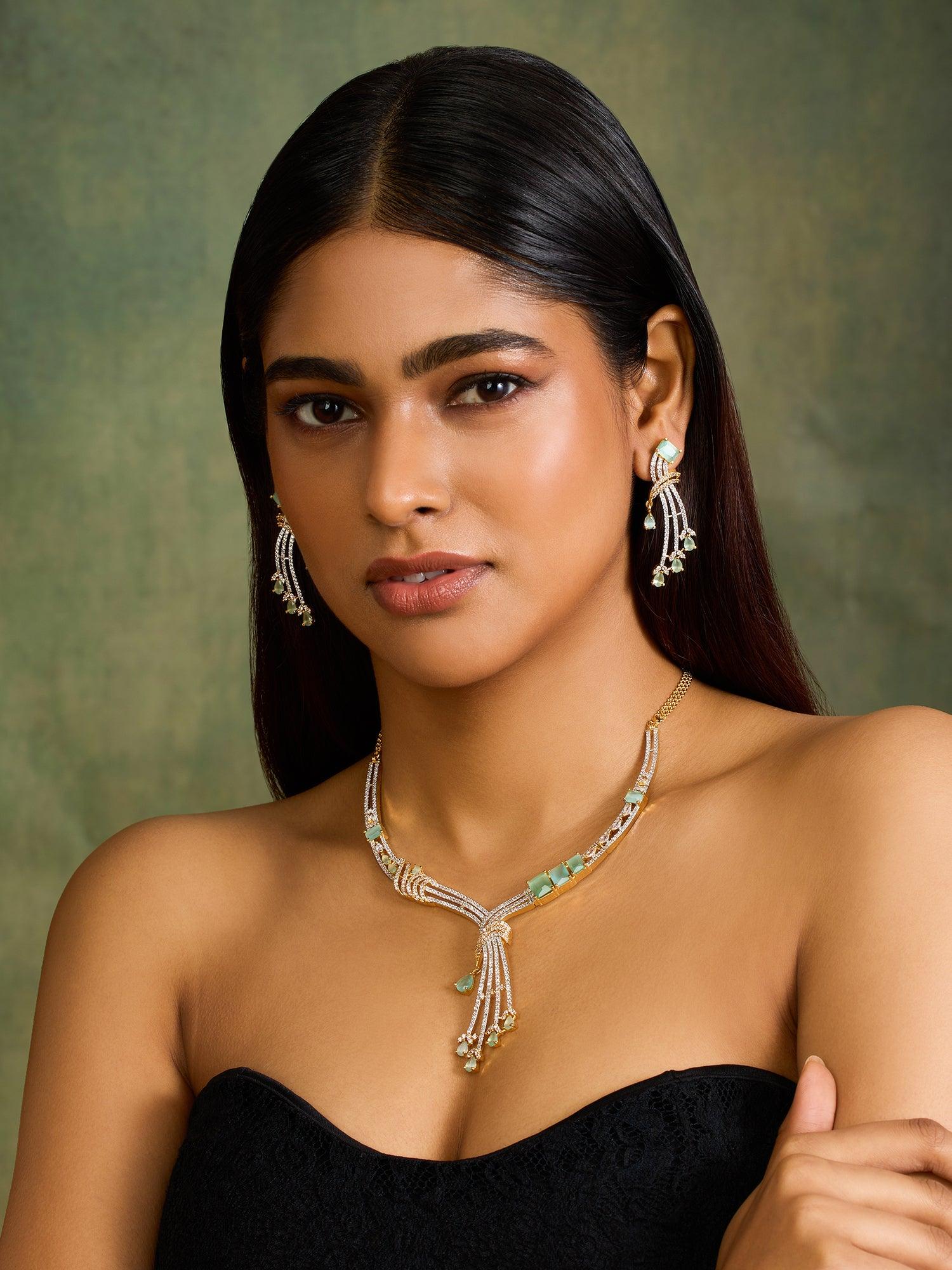 Colorful Symphony Tourmaline Necklace Set - Dyulokha