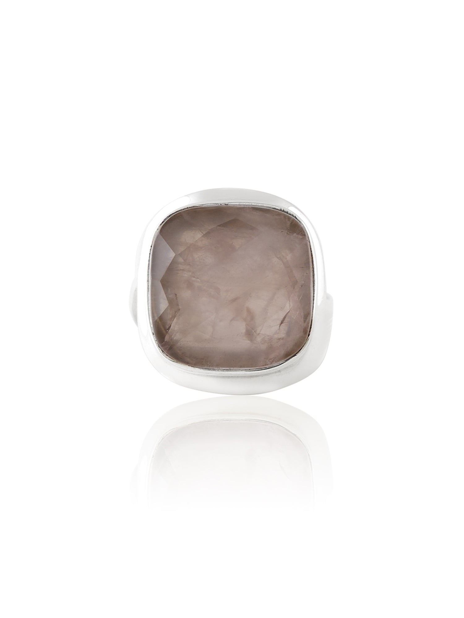 Pink Perfection Statement Rose Quartz Ring