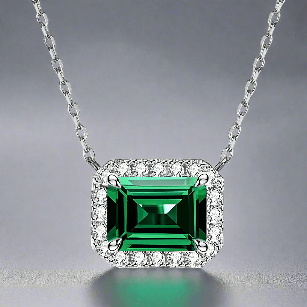 Eternal Spring Emerald Necklace Set - Dyulokha
