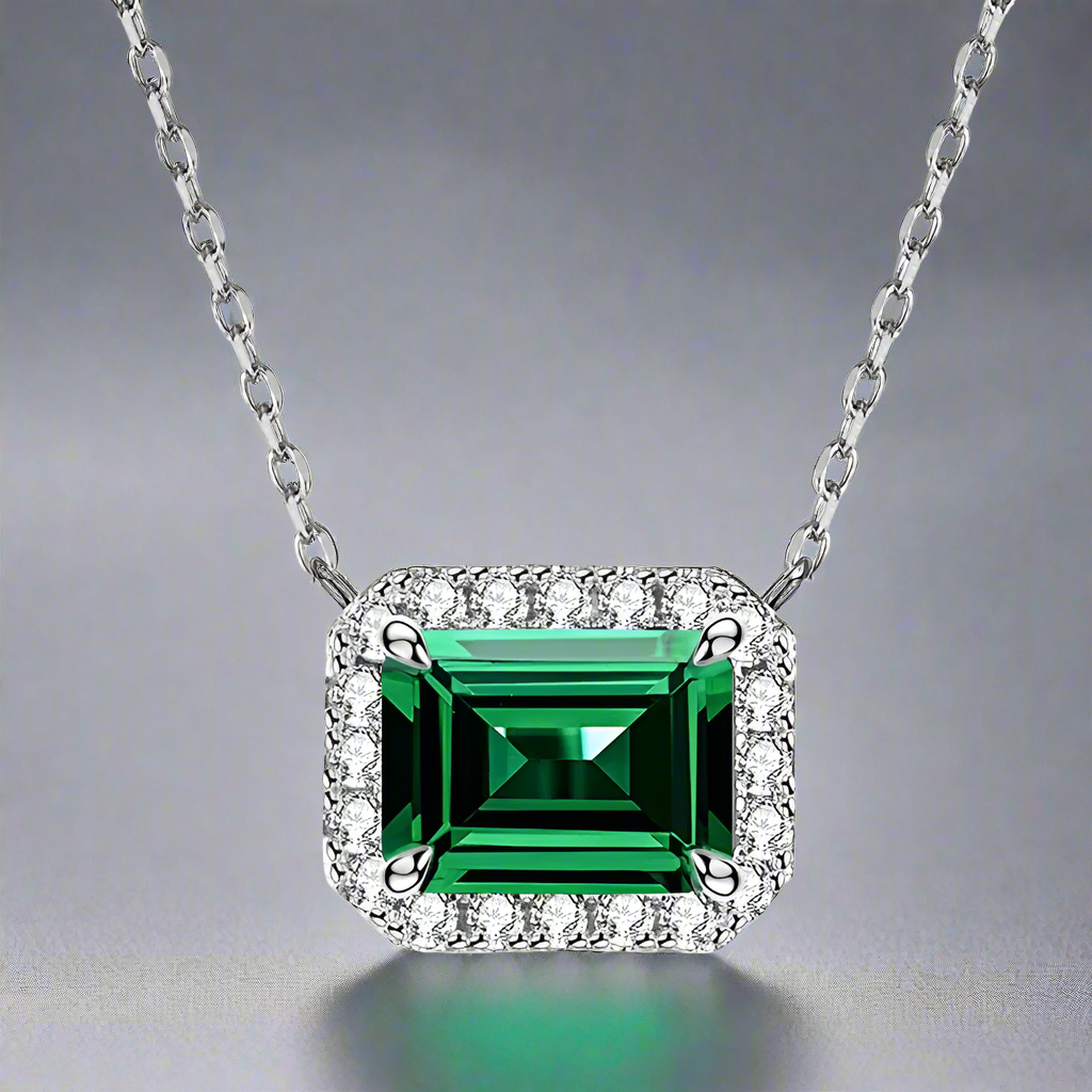 Eternal Spring Emerald Necklace Set