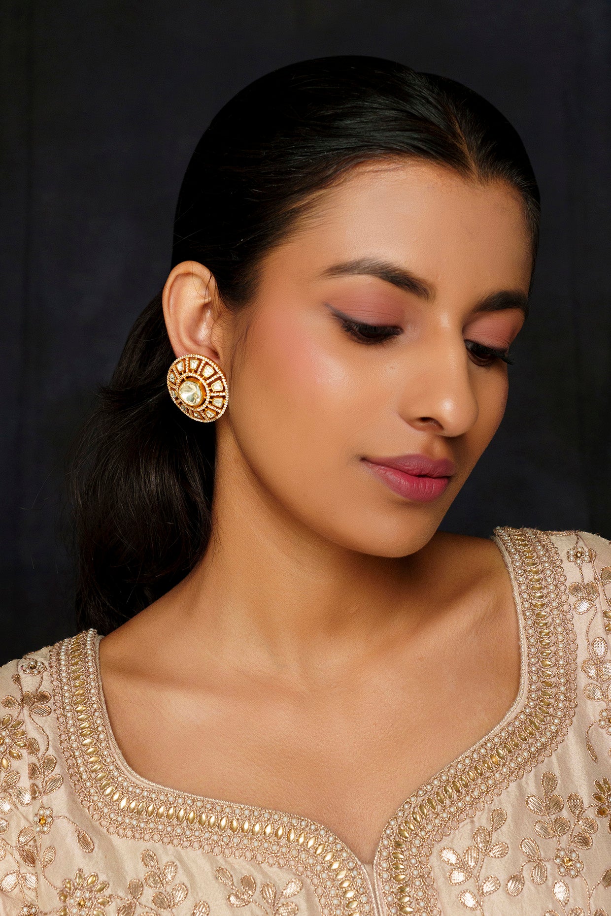 Modern Twist on Timeless Shine Studs