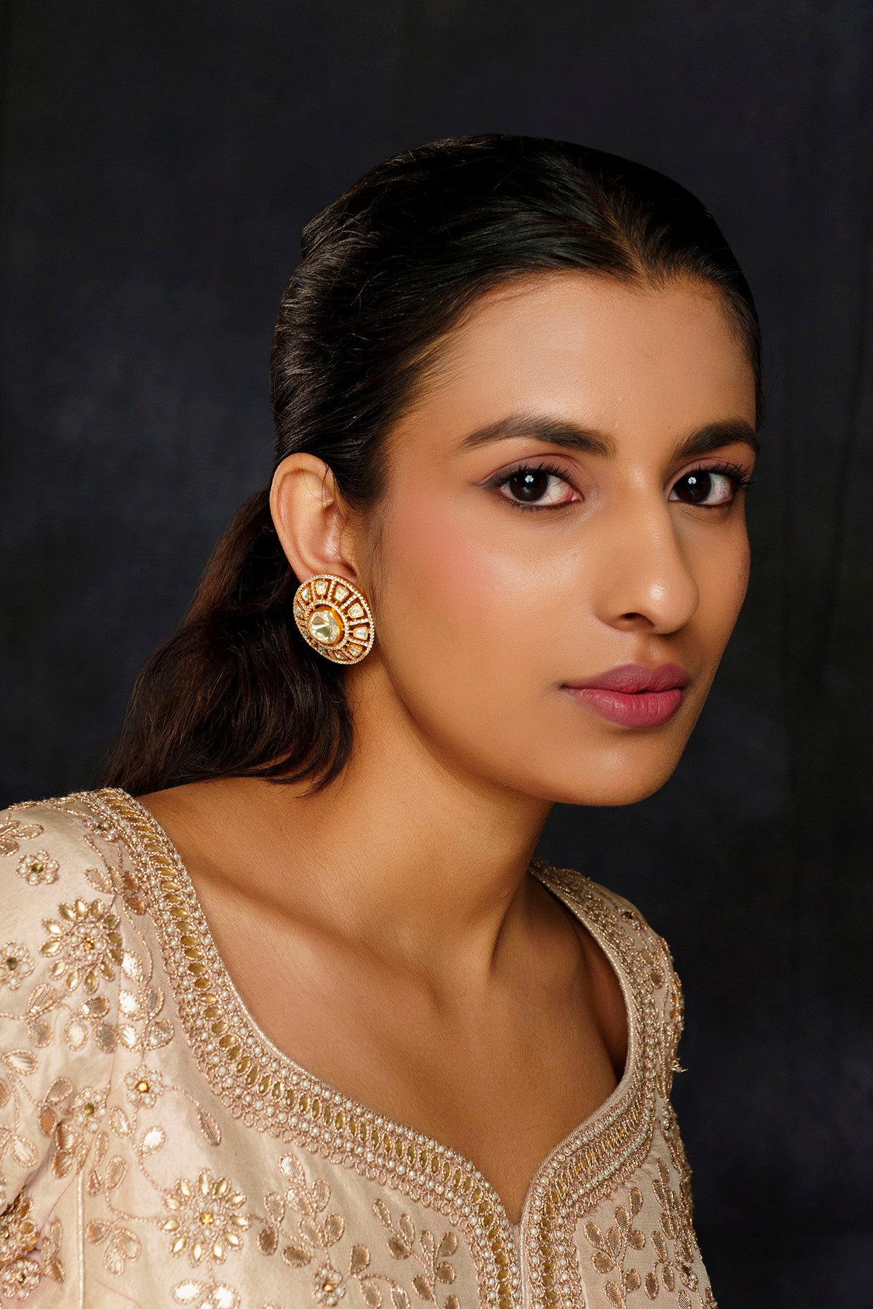 Modern Twist on Timeless Shine Studs