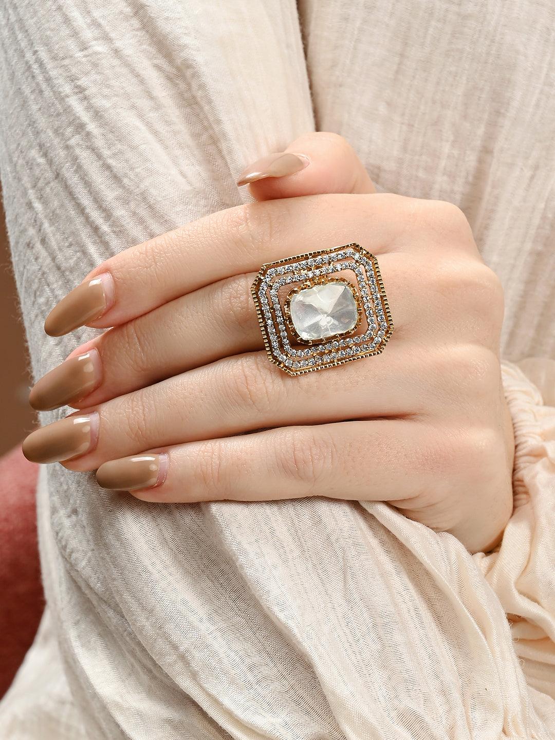 Angelic Polki Ring - Dyulokha