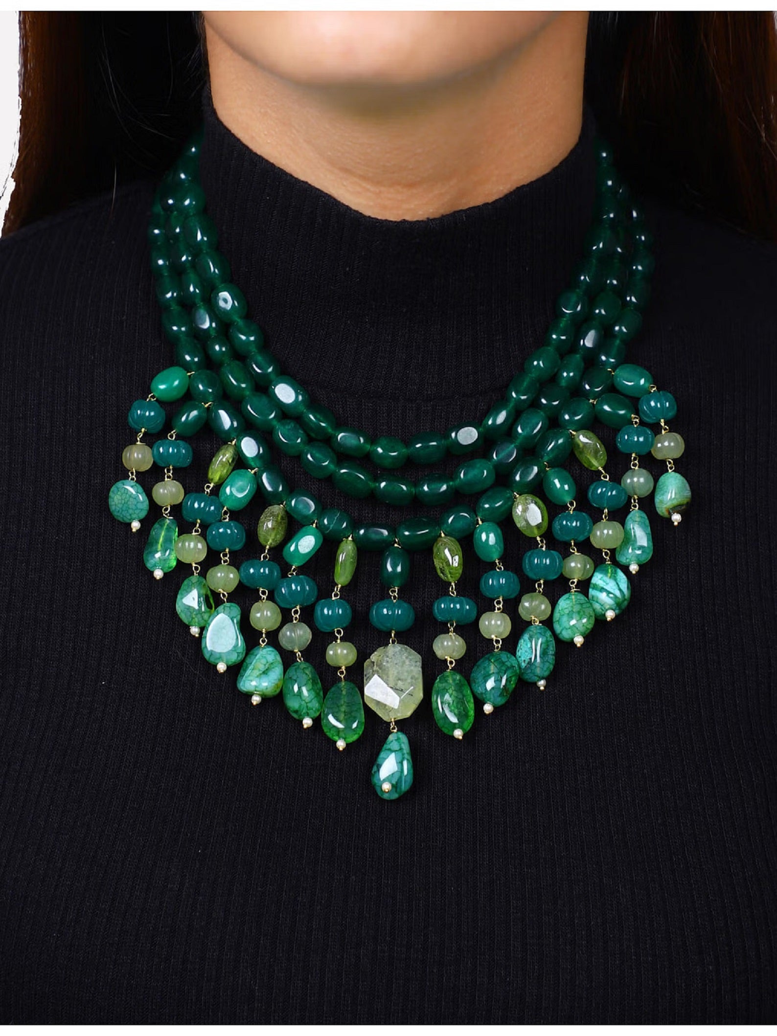 Emerald Serenity Necklace