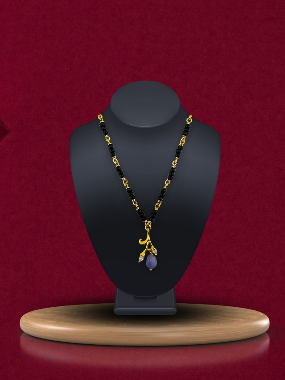 Luminous Tanzanite Mangalsutra