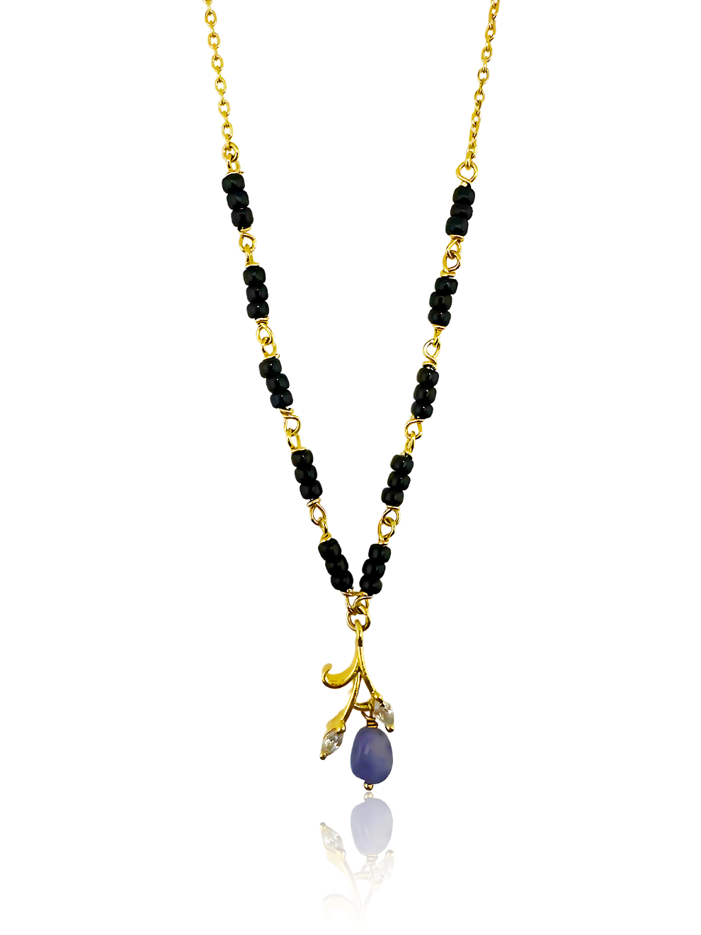 Luminous Tanzanite Mangalsutra