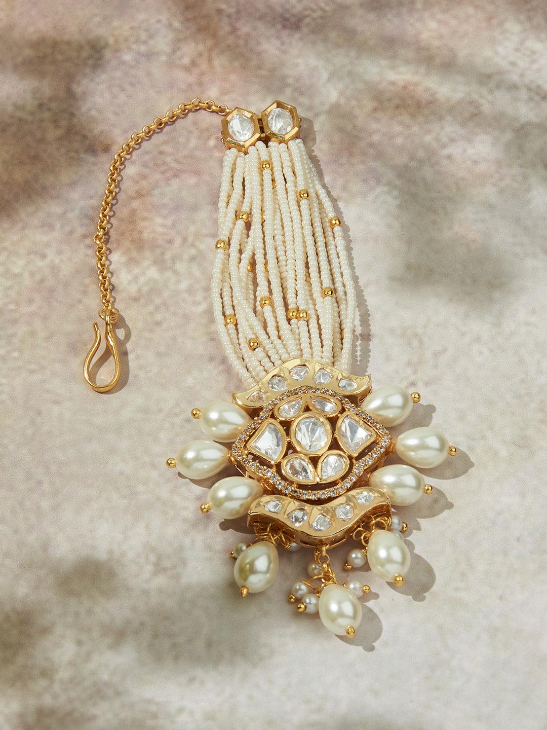 Regal Snowflake Maang Tikka - Dyulokha