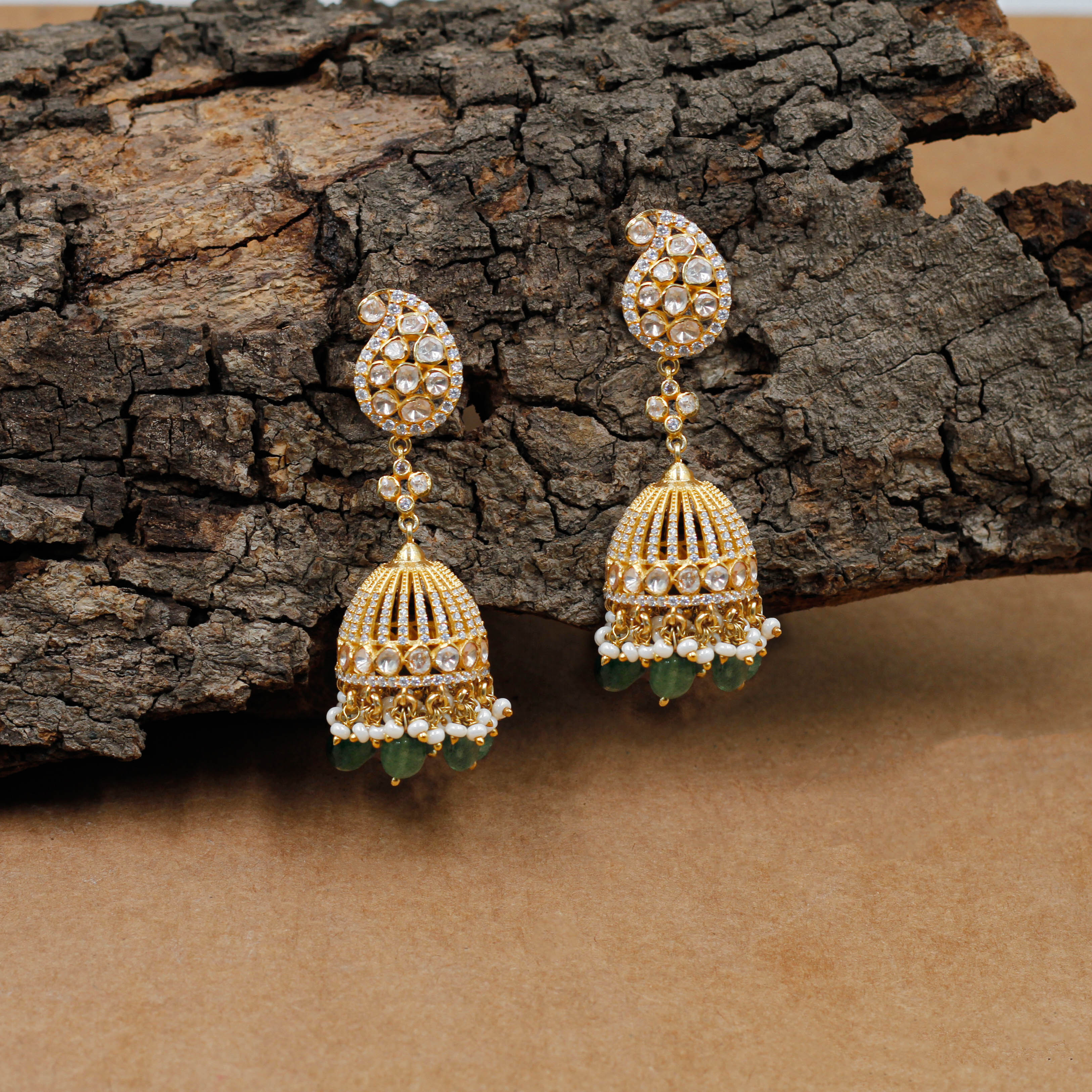 Lab-Created Moissanite Earrings