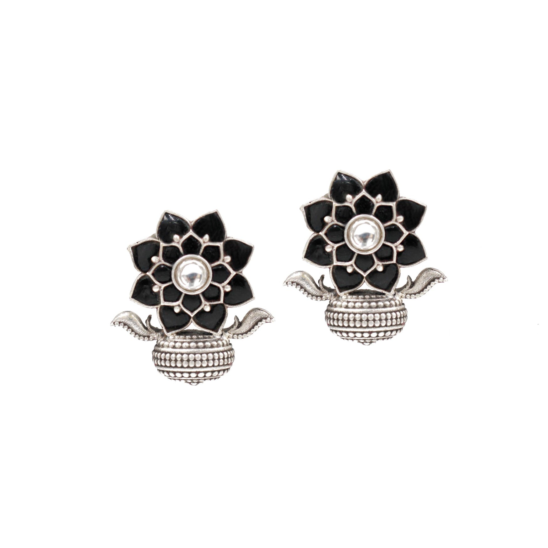 Silver Minimalist Magic Studs