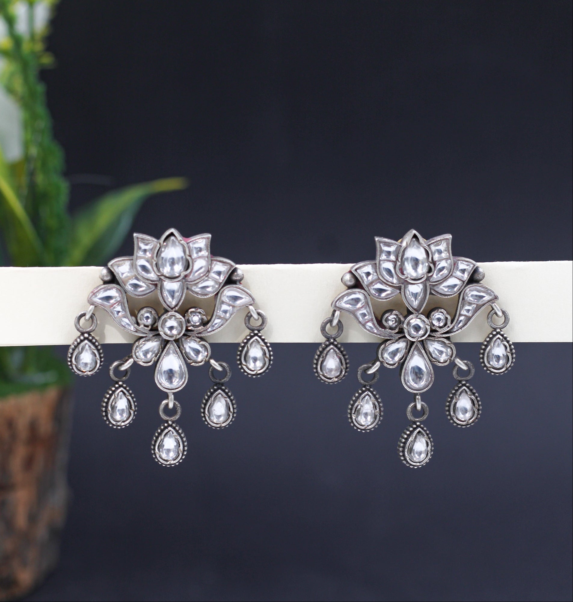 Ornate Elegance Kundan Earrings