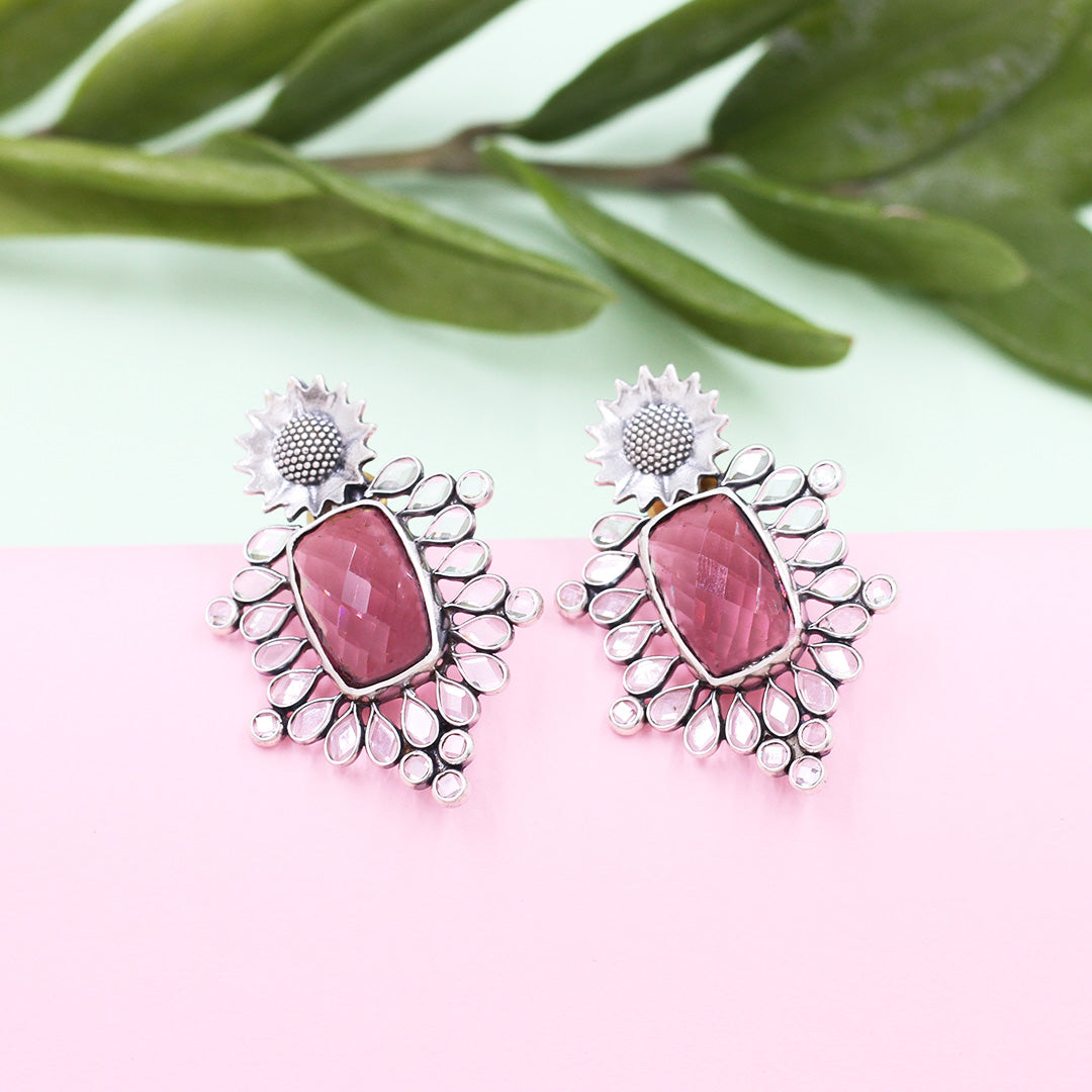 Vibrant Hydro Stones Earrings