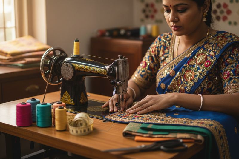 blouse stitching
