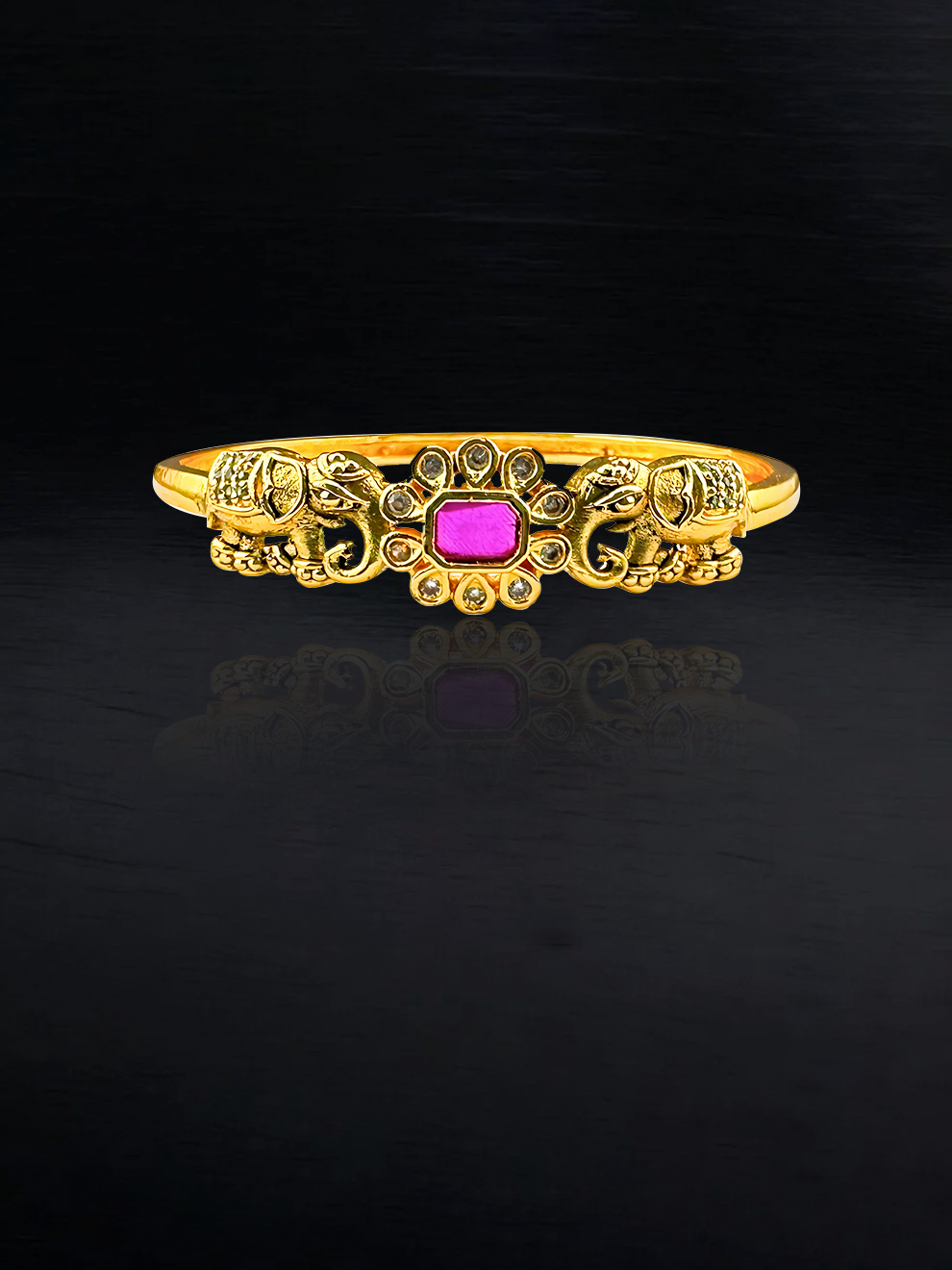 Elephant & Flower Bangles