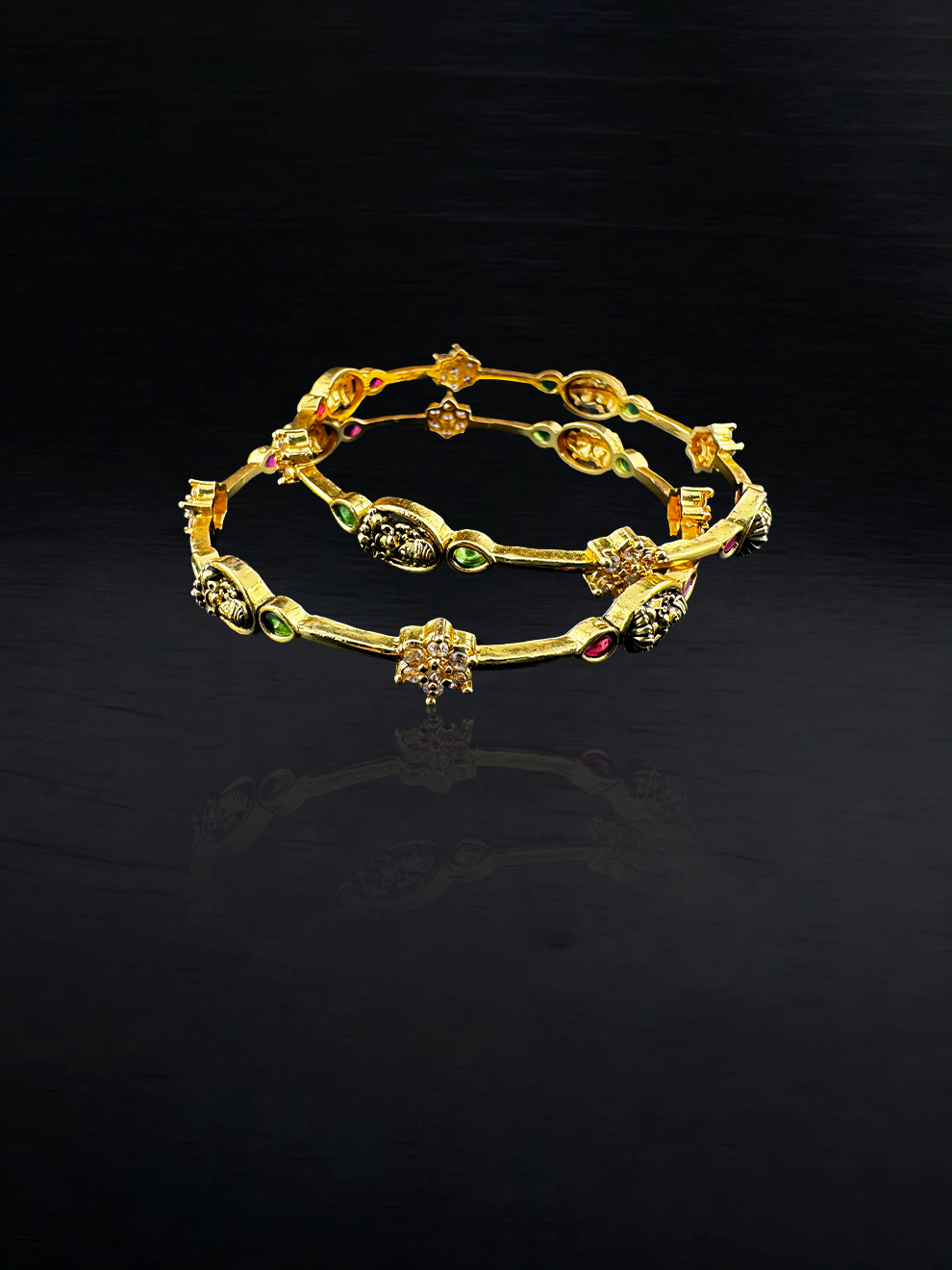 Radiant Stone Bangles
