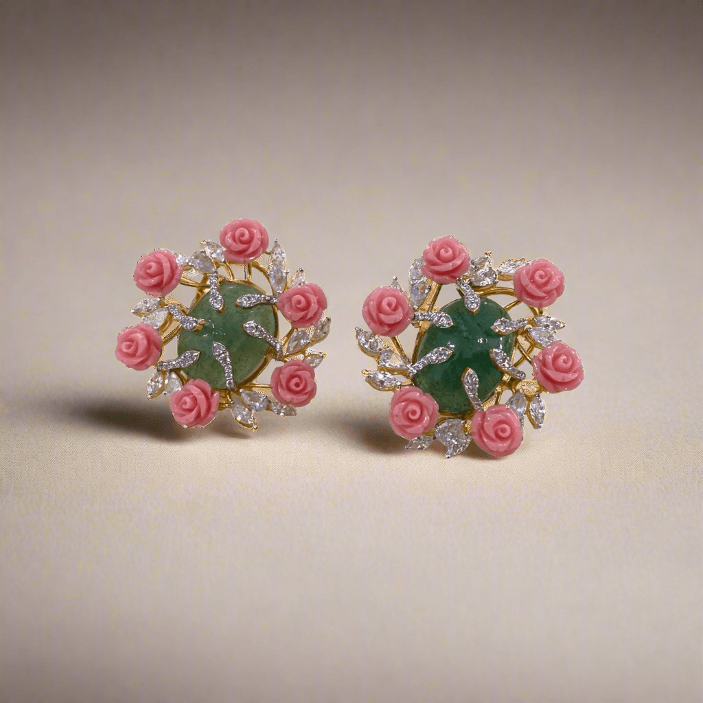 Coral Reef Elegance Earrings - Dyulokha