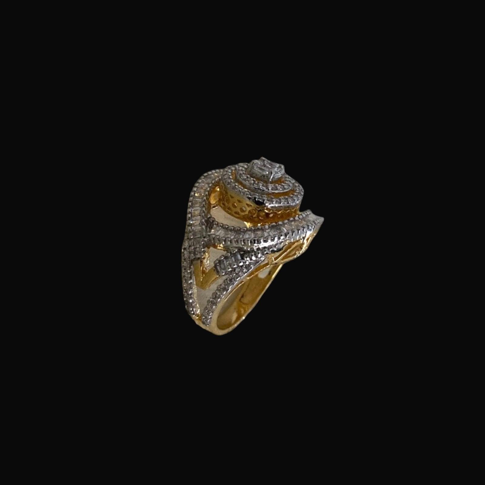 Golden Grace CZ Ring - Dyulokha