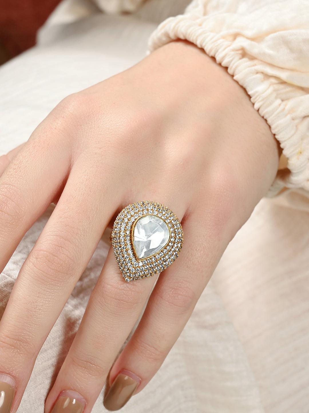 Mystic Charm Polki Ring - Dyulokha